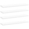 Bookshelf Boards 4 pcs White 15.7"x3.9"x0.6" Engineered Wood