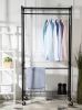 Closet Organizer Garment Rack Clothes Hanger Home Shelf Heavy Duty Furniture Garment Racks RT