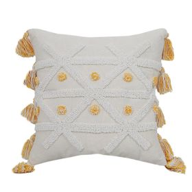 Embroidered Tufted Embroidered Pillowcase (Option: PE20074E2-45x45cm)