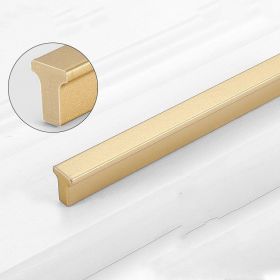 Gold Wardrobe Door Handle Lengthened Aluminum Alloy Cabinet Drawer Cabinet Door Handle (Option: T base model Gold320)