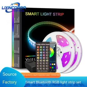 Bluetooth Intelligent Decorative Atmosphere Light Strip (Option: 10 M 300 Lamp Waterproof IP65-40 Button European Standard)
