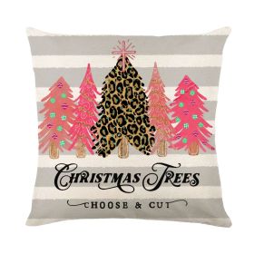 Modern Minimalist Christmas Pillow Cover (Option: QJ0721 3-45 X45cm Without Pillow)
