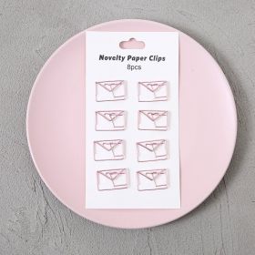 Office Study Materials Bookmark Test Paper Folder (Option: Pink envelope)