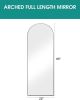 65 x 22 In Matel Arch Stand full-length mirror