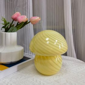 American Dimmable Glass Stripe Lamp (Option: American Use-Three Color Yellow Glass)